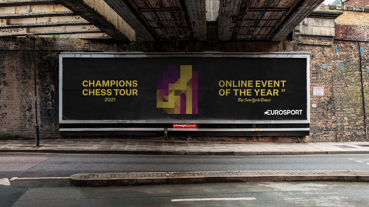 Ve R Pop MQ Champions Chess Tour billboard