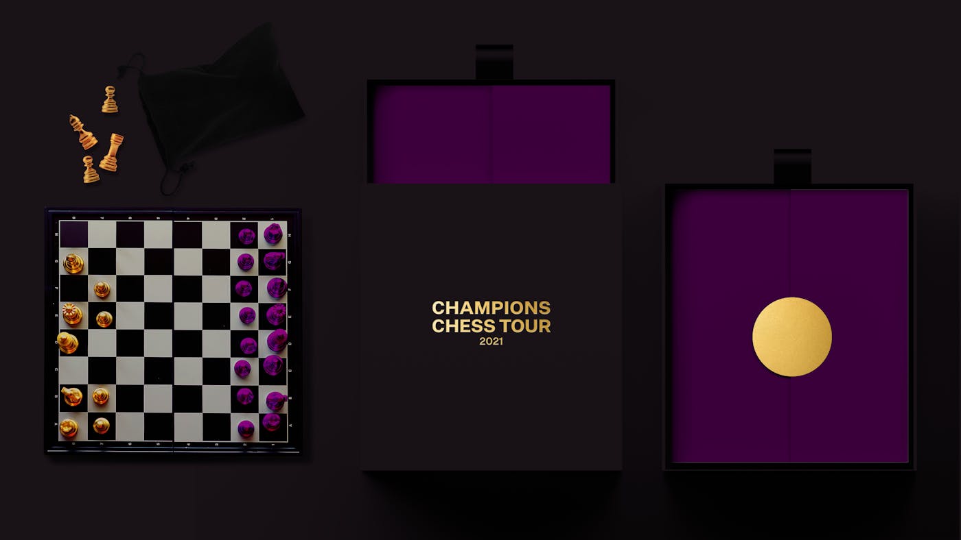 Ve R Pop MQ Champions Chess Tour sjakkbrett