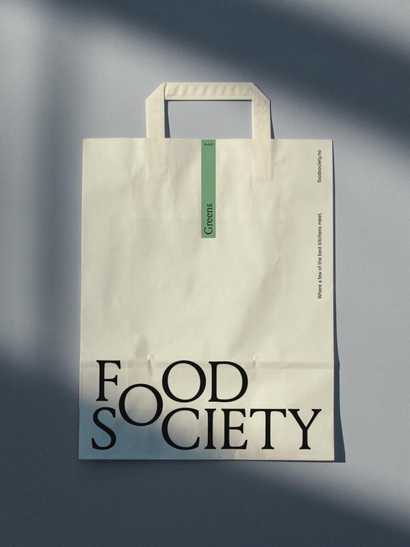 Kepgarp A Food Society Bag Vertical Stickers