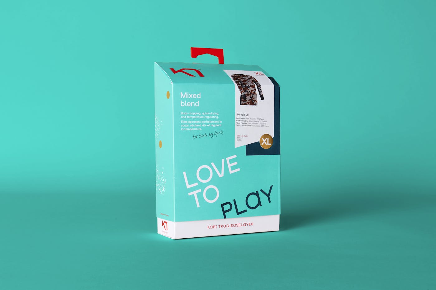 Ko Krne Ak 11 KT emballasje baselayerbox singel Play