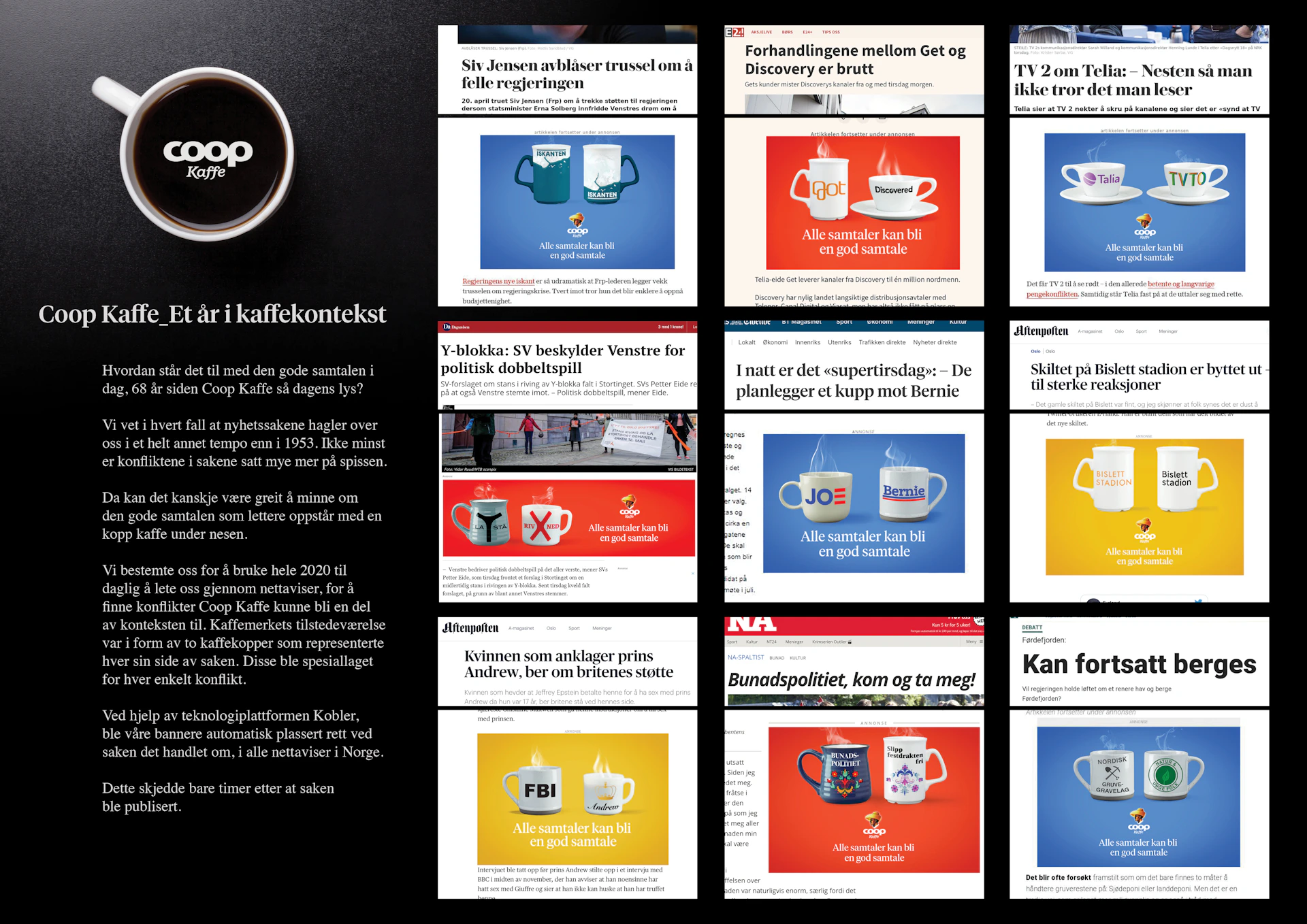 Oxp Nxp Do Coop Kaffe presentasjonsboard