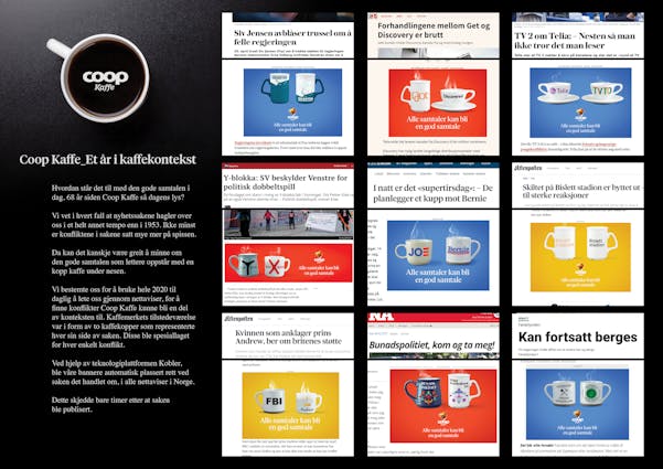 Oxp Nxp Do Coop Kaffe presentasjonsboard