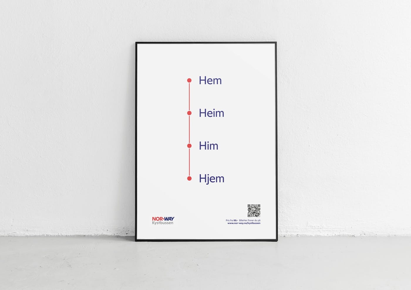 1 print og grand prix Tada med Hem Heim Him Hjem for Kystbussen