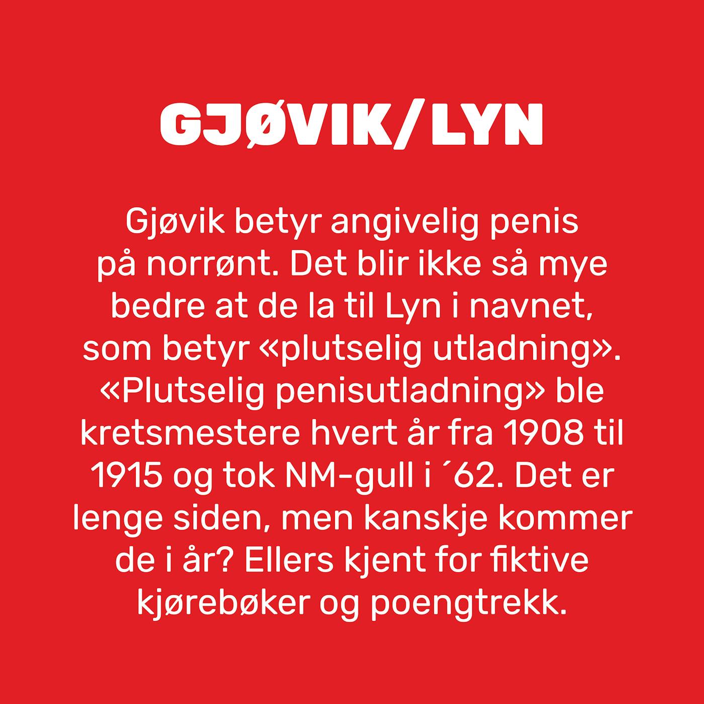 1 Gjøvik Lyn