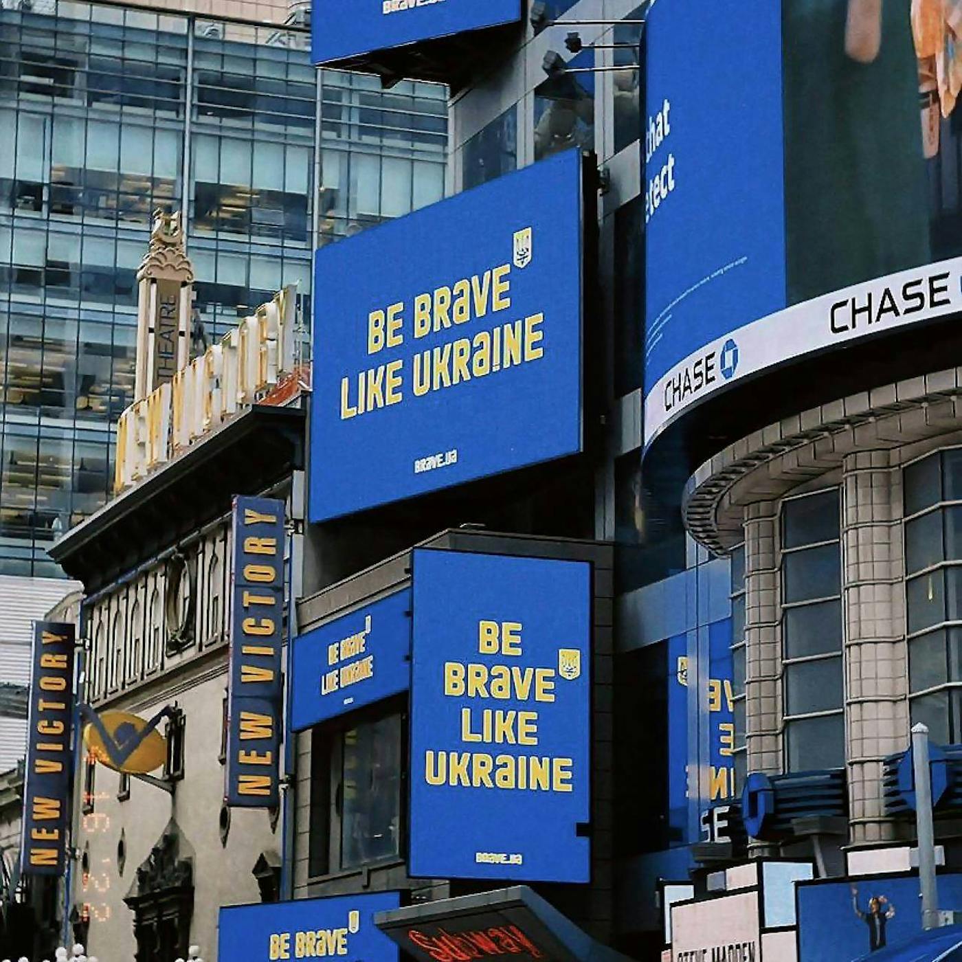 3 Brave Ukraine New York Times Square