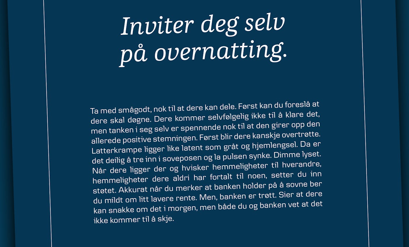 4 Danske Bank Tips print overnatting