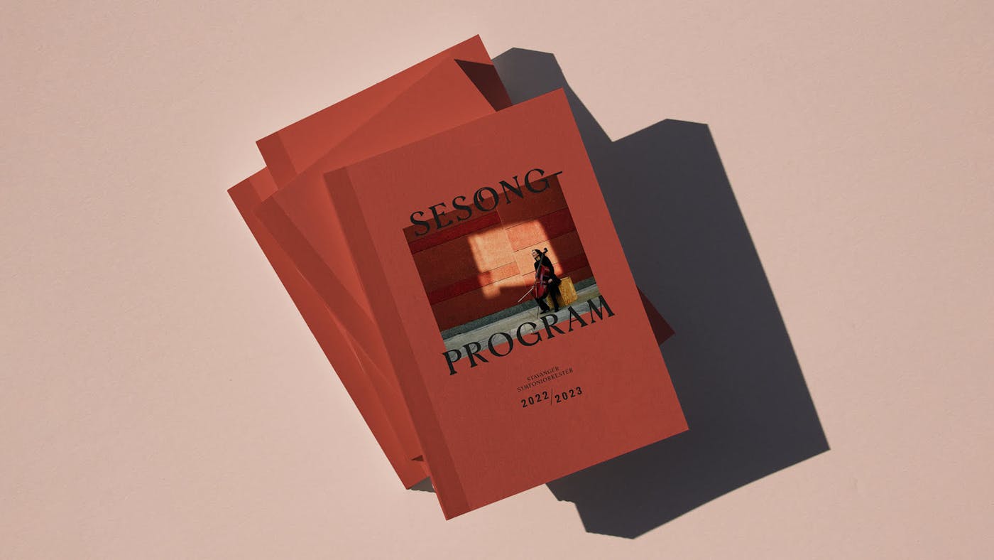 4 grafisk design print Eli Tangen Design for SSO Sesongprogram 2223 for Stavanger symfoniorkester