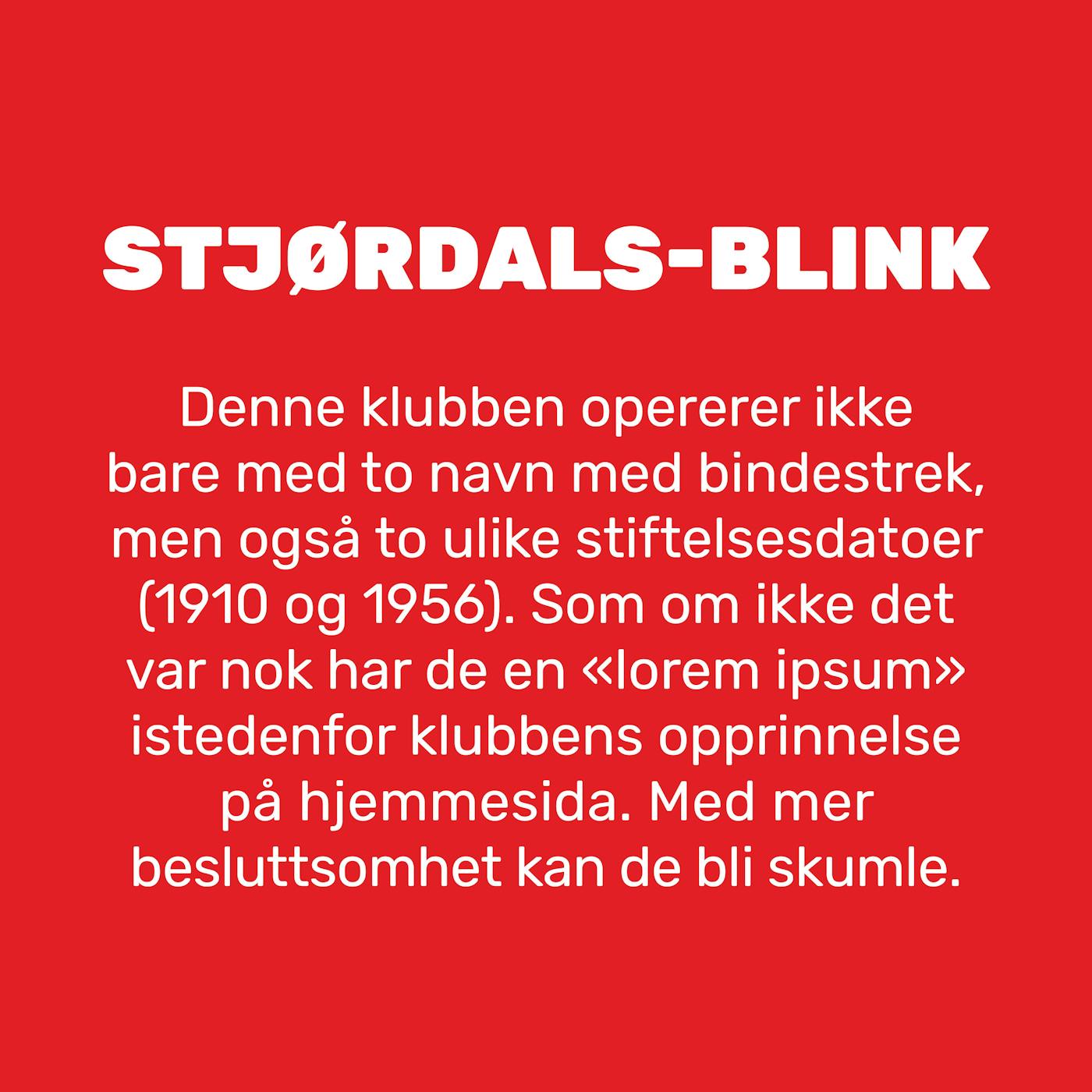 6 Stjørdals Blink