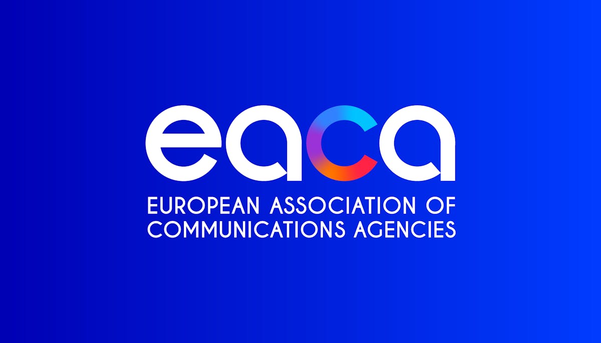 EACA Logo Main Colour on blue