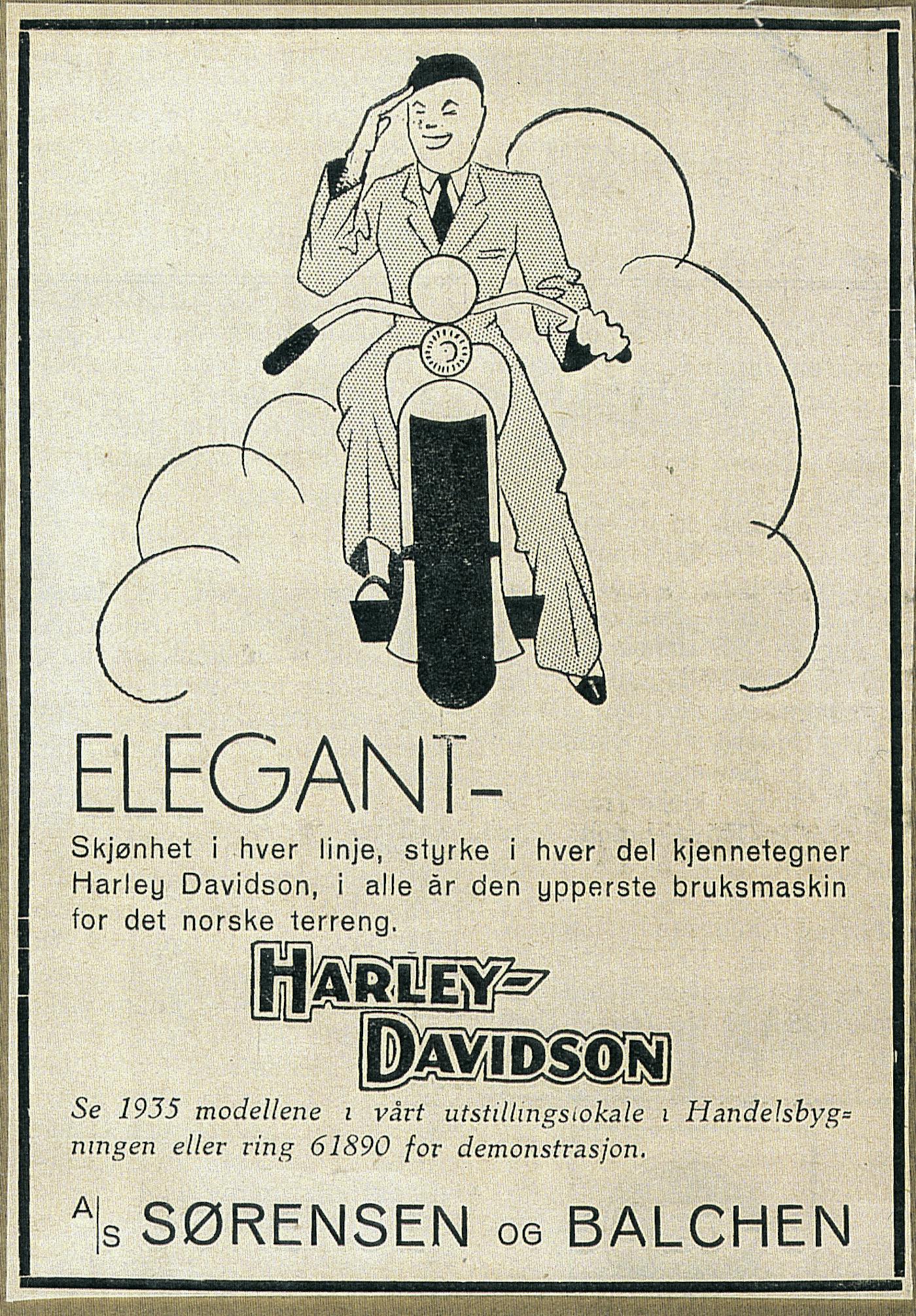 Harley Davidson Elegant 1935