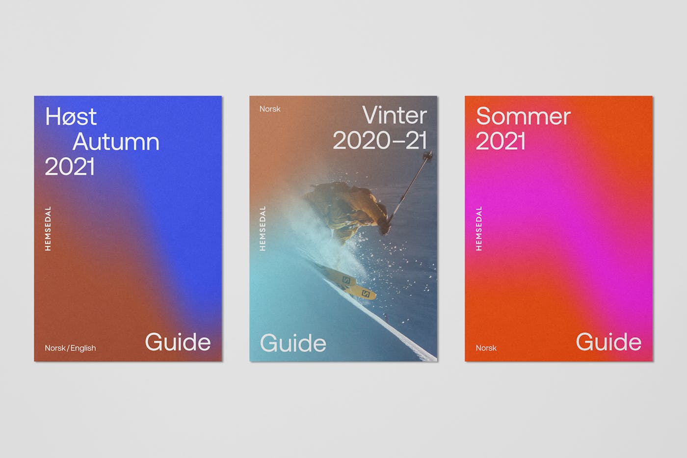 Hemsedal Seasonal Brochures Covers
