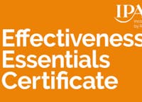 IPA Effectiveness Essentials Certificate 3 2