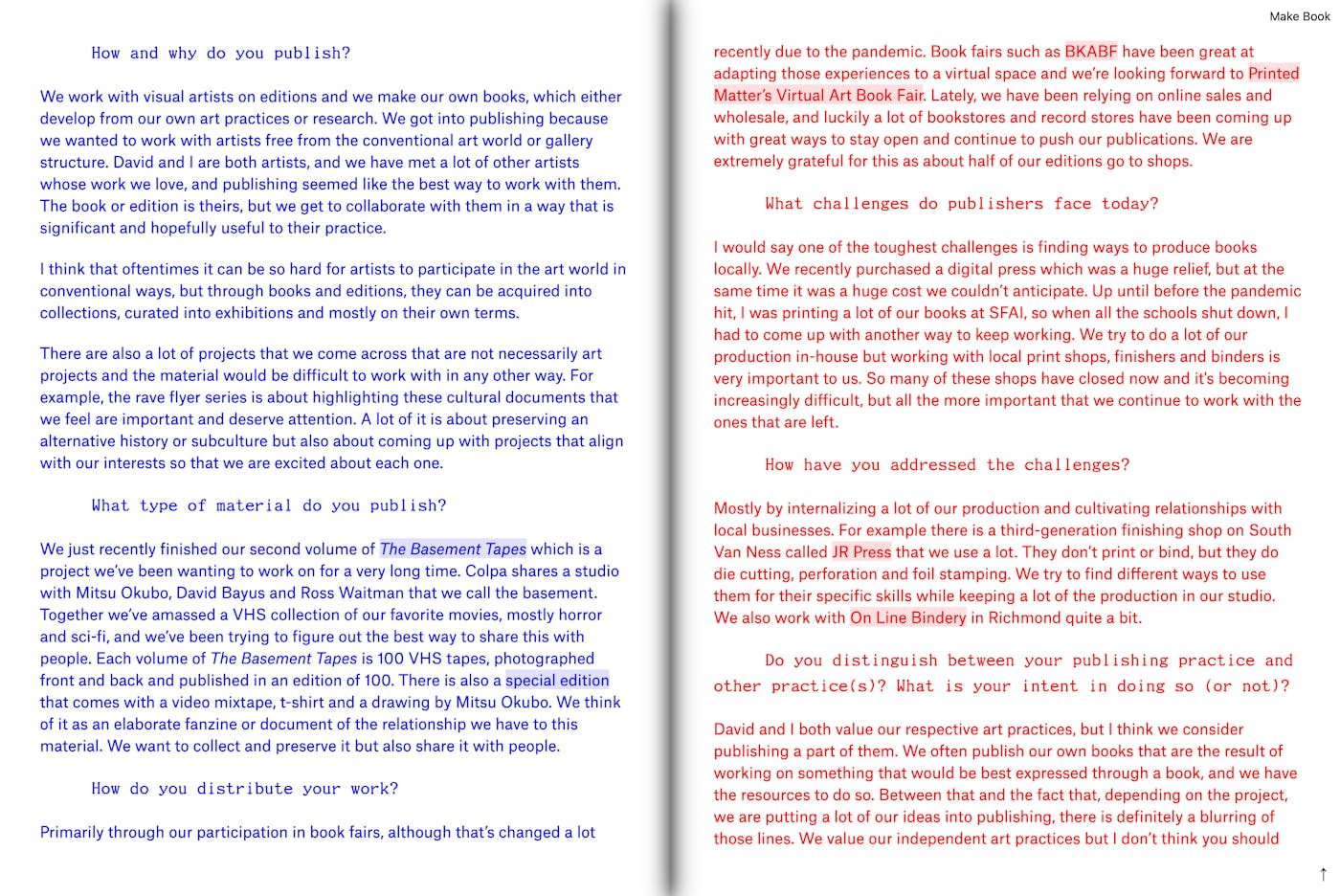 On Publishing 2