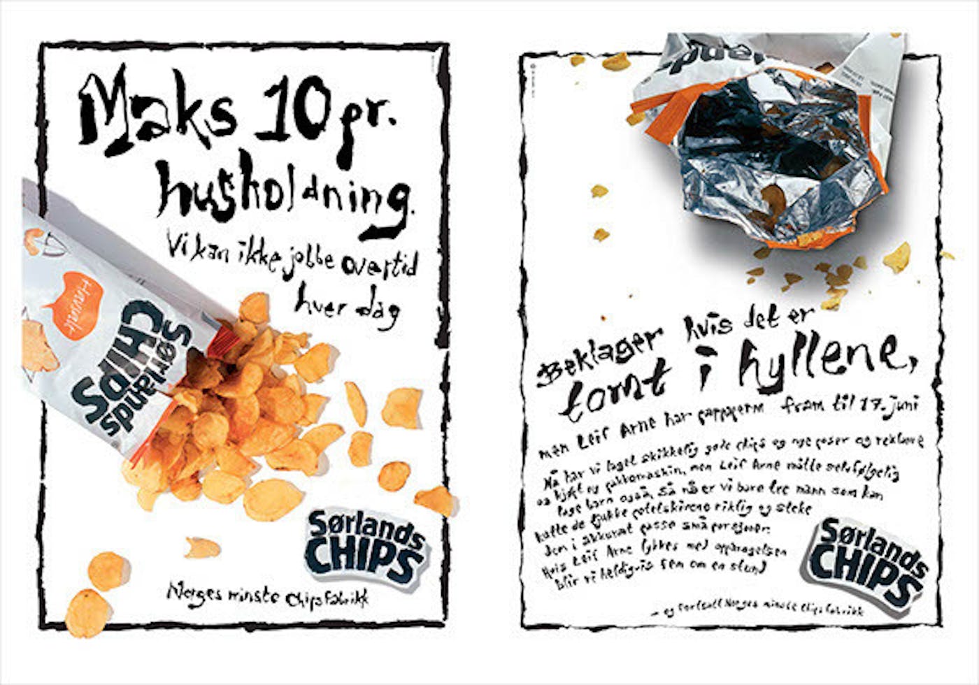 Sørlandschips print