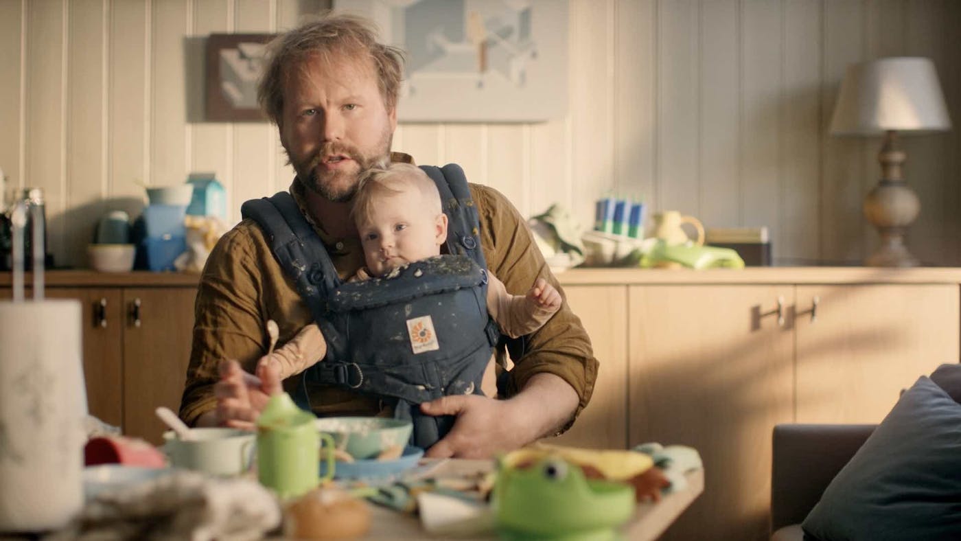 Kampanjebilde smabarnspappa