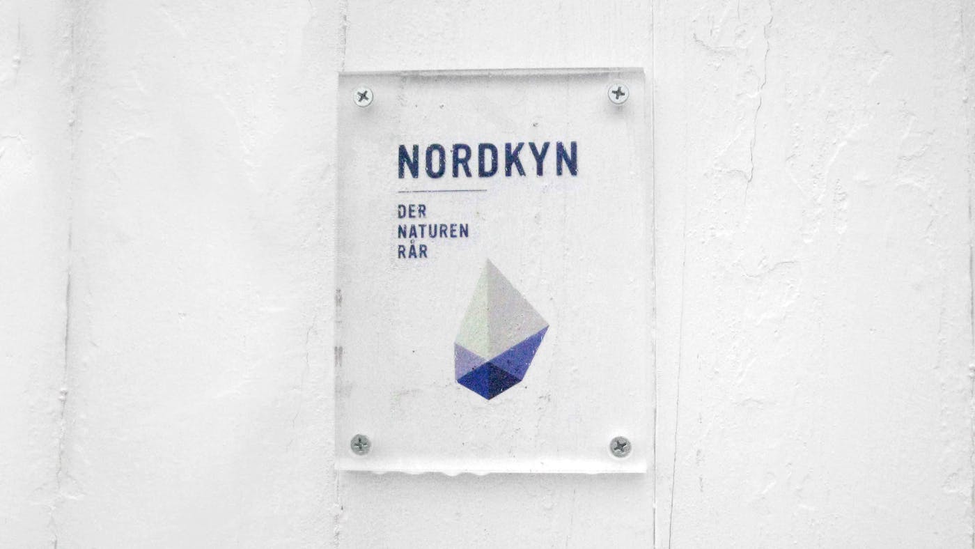 Nordkyn signage wall